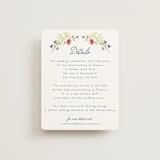 "Wildflower Romance" - Direction Cards in Ivory by frau brandt - Front