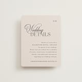 "Sibonie" - Direction Cards in Ivory by Melanie Kosuge - Front