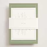 "Greenwood" - Direction Cards in Garden by Kelly Schmidt - Assembled with Belly Band
