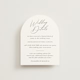 "Palm Monogram" - Direction Cards in Leaf by Olivia Raufman - Front