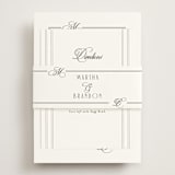 "Black Tie Elegance" - Direction Cards in Tuxedo by Nicoletta Savod - Assembled with Belly Band