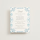 "Almafi" - Direction Cards in Cerulean by Itsy Belle Studio - Front