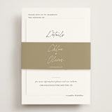 "modern classic" - Direction Cards in Jasmine by Pippa Shaw - Assembled with Belly Band