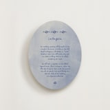 "Santa Catalina" - Direction Cards in Marseille Bleu by Ani Somi - Front