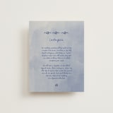 "Santa Catalina" - Direction Cards in Marseille Bleu by Ani Somi - Front