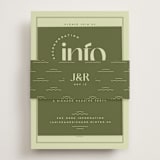 "News!" - Direction Cards in Kiwi by Claudia Orengo - Assembled with Belly Band