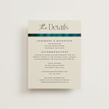 "Spectrum" - Direction Cards in Teal by Heather Schertzer - Front
