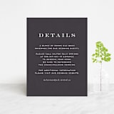 "Terrazzo Frame" - Direction Cards in Mustard by Amy Payne - Front