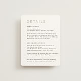 "Paire" - Direction Cards in Tuxedo by Kate Ahn - Front