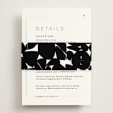 "Paire" - Direction Cards in Tuxedo by Kate Ahn - Assembled with Belly Band