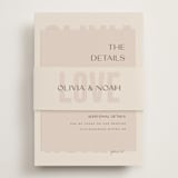 "Salted" - Direction Cards in Blush by Pixel and Hank - Assembled with Belly Band