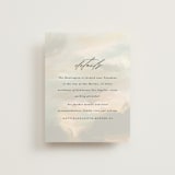"Daybreak" - Direction Cards in Dove by Olivia Kanaley Inman - Front