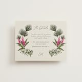 "Tropical garden" - Direction Cards in Lime by Elly - Front