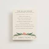 "Charming" - Direction Cards in Almond by GeekInk Design - Front