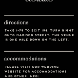 "Aligning" - Direction Cards in Tuxedo by Genna Blackburn - Detail