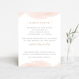 "Morning Mist" - Direction Cards in Blush by Carrie ONeal - Front