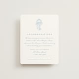 "Bow Frame" - Direction Cards in Lagoon by Leah Bisch - Front