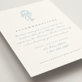 "Bow Frame" - Direction Cards in Lagoon by Leah Bisch - Detail