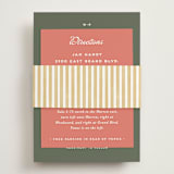 "Penumbra" - Direction Cards in Garden by Snow and Ivy - Assembled with Belly Band