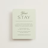 "Swoon" - Direction Cards in Lemongrass by Sam Dubeau - Front