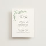 "Romantic Garden" - Direction Cards in Mint by Melinda Denison - Front