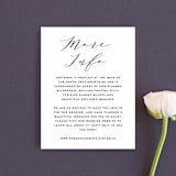 "Elegant Monogram" - Direction Cards in Tuxedo by Simona Camp - Front