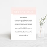 "Transparent" - Direction Cards in Magnolia by Erin Deegan - Front