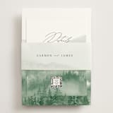 "Over the mountains" - Direction Cards in Fern by Helen Halik - Assembled with Belly Band