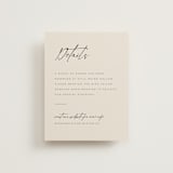 "Modernline" - Direction Cards in Cotton by April Astudillo - Front