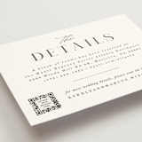 "Everly" - Direction Cards in Snow by Hooray Creative - Detail