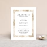"Organic Dots" - Direction Cards in Champagne by lena barakat - Front