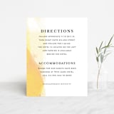 "Upper Block" - Direction Cards in Daisy by Lea Velasquez - Front