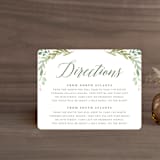 "Garden Glamour" - Direction Cards in Sage by Kristen Smith - Front
