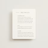 "Rhythmic" - Direction Cards in Simply White by Jennifer Postorino - Front