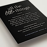 "Little party big love" - Direction Cards in Noir by Jessica Corliss - Detail