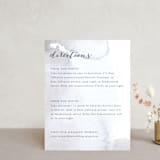 "Petale" - Direction Cards in Blush by Kelly Ventura - Front