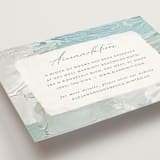 "Tidal Wave" - Direction Cards in Aqua by Hooray Creative - Detail