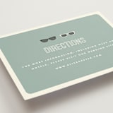 "Shades" - Direction Cards in Celadon by Olive and Violet - Detail
