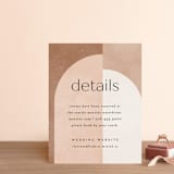 "Arches" - Direction Cards in Terracotta by Kelly Schmidt - Front
