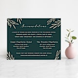 "Snippet" - Direction Cards in Pine by Sarah Brown - Front
