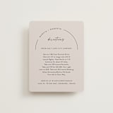 "Overjoyed" - Direction Cards in Almond by Jill Means - Front