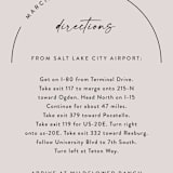 "Overjoyed" - Direction Cards in Almond by Jill Means - Detail