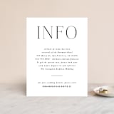 "Namely" - Direction Cards in Pearl by Hooray Creative - Front