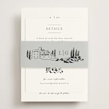 "Countryside Villa" - Direction Cards in Noir by Shiny Penny Studio - Assembled with Belly Band