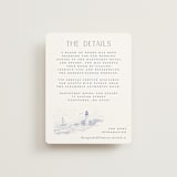 "Coastal Toile" - Direction Cards in Periwinkle by Jenna Holcomb - Front