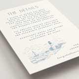 "Coastal Toile" - Direction Cards in Sea by Jenna Holcomb - Detail