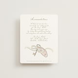 "Charlotte" - Direction Cards in Petal by Jenna Holcomb - Front