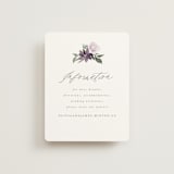 "Garden Stroll" - Direction Cards in Lilac by Creo Study - Front