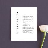 "Urban" - Direction Cards in Onyx by Lori Wemple - Front