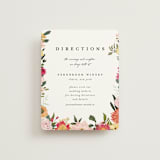 "Forest Flowers" - Direction Cards in Tropical by Susan Moyal - Front